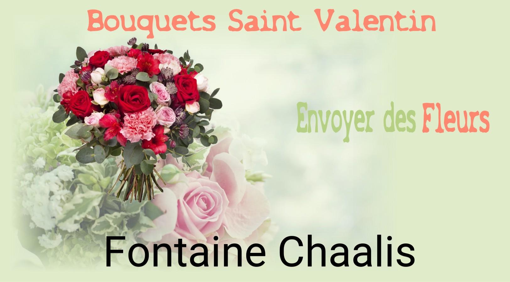 Roses de Saint-Valentin livrées à Fontaine-Chaalis